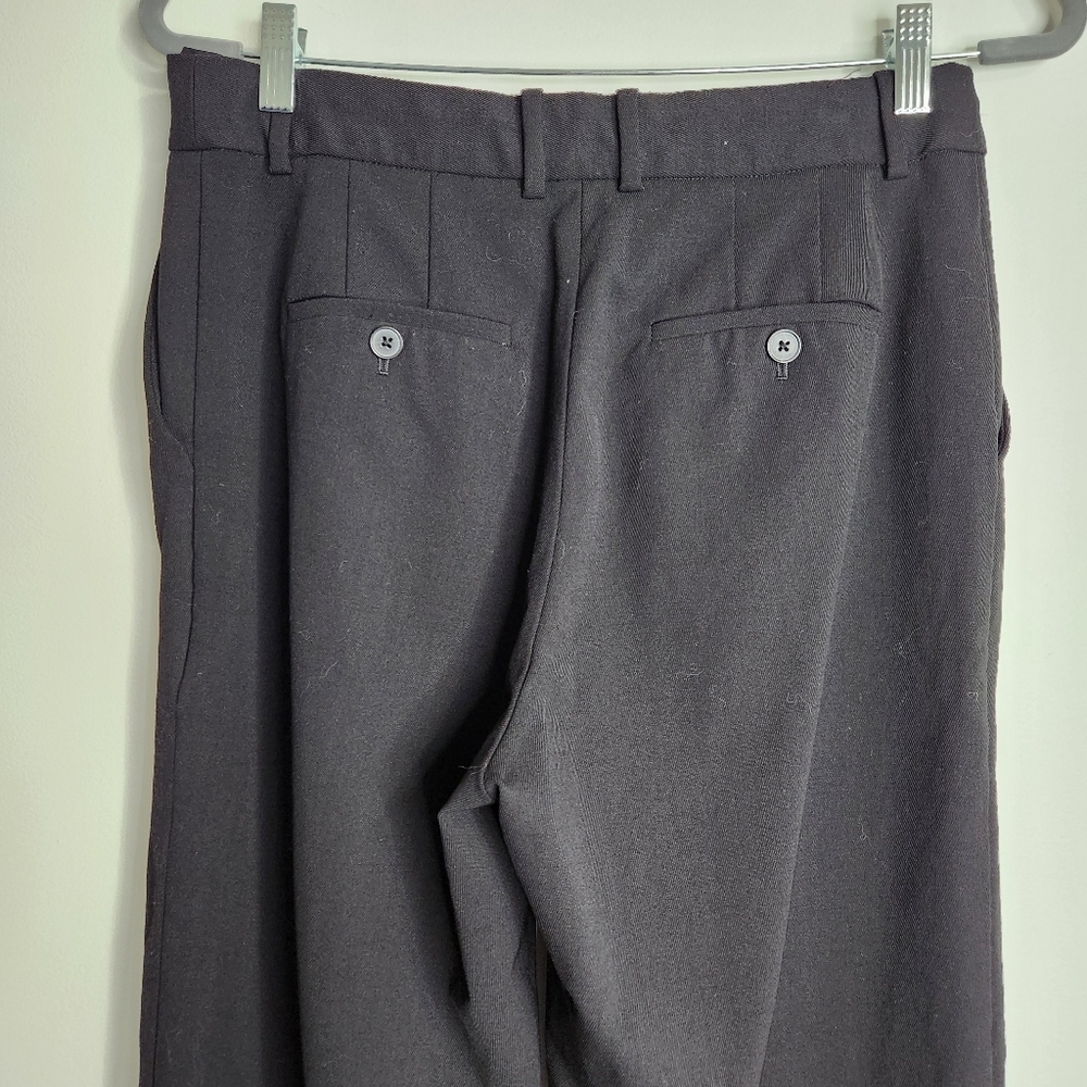 Aritzia Babaton Agency Cropped Pant Black City Wool Size 10 - Picture 8 of 15